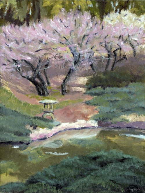 Apricots in Winter, Japanese Garden