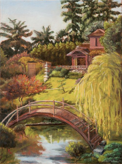 Japanese Teahouse in Autumn